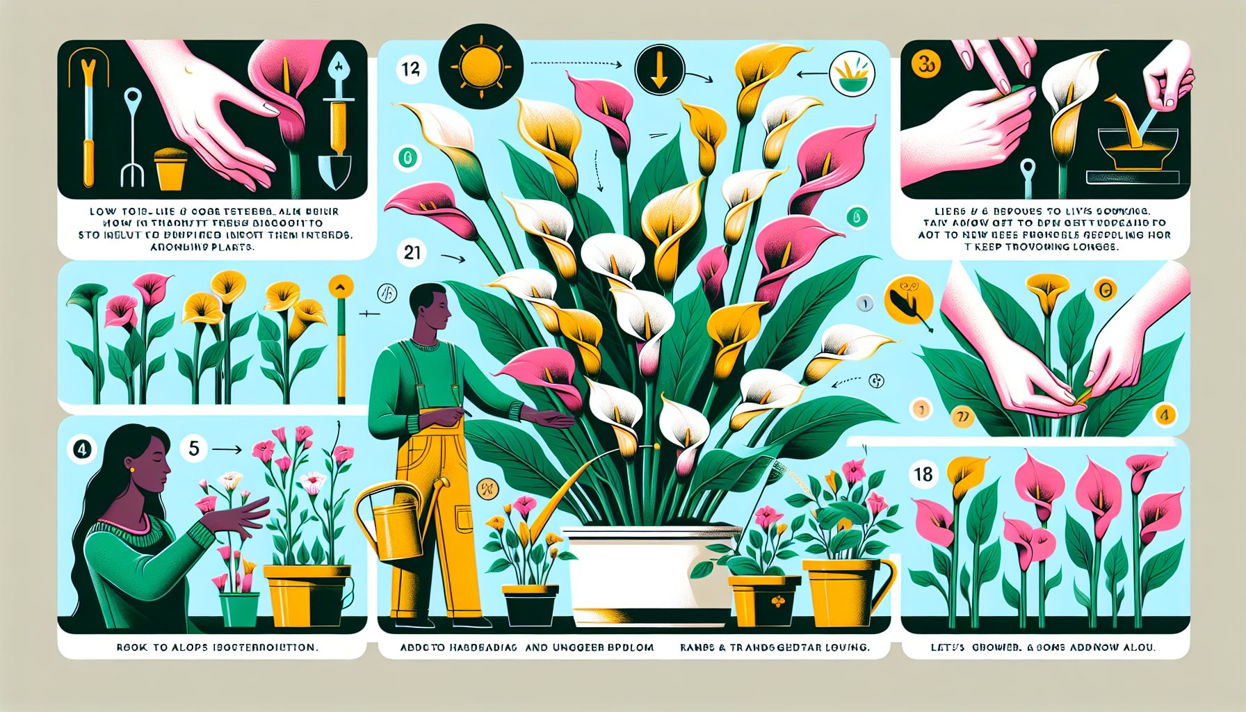 Как ухаживать за каллами, чтобы дольше стояли