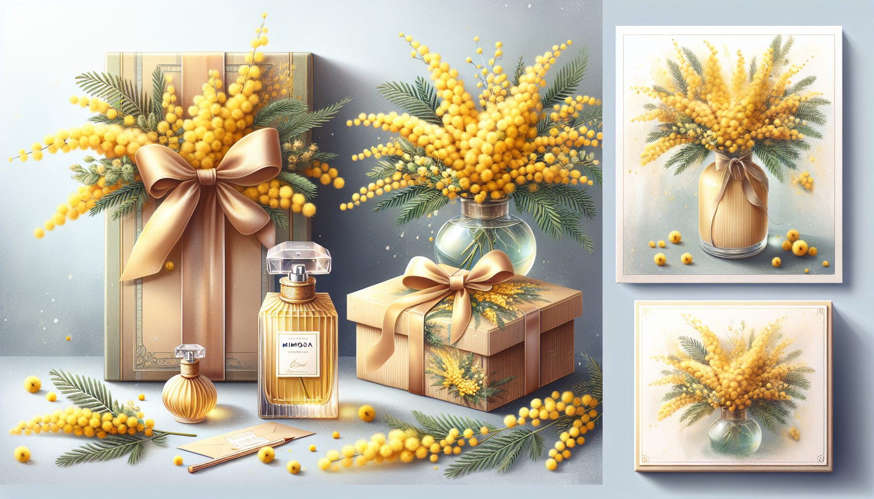 Поводы для подарков с мимозой