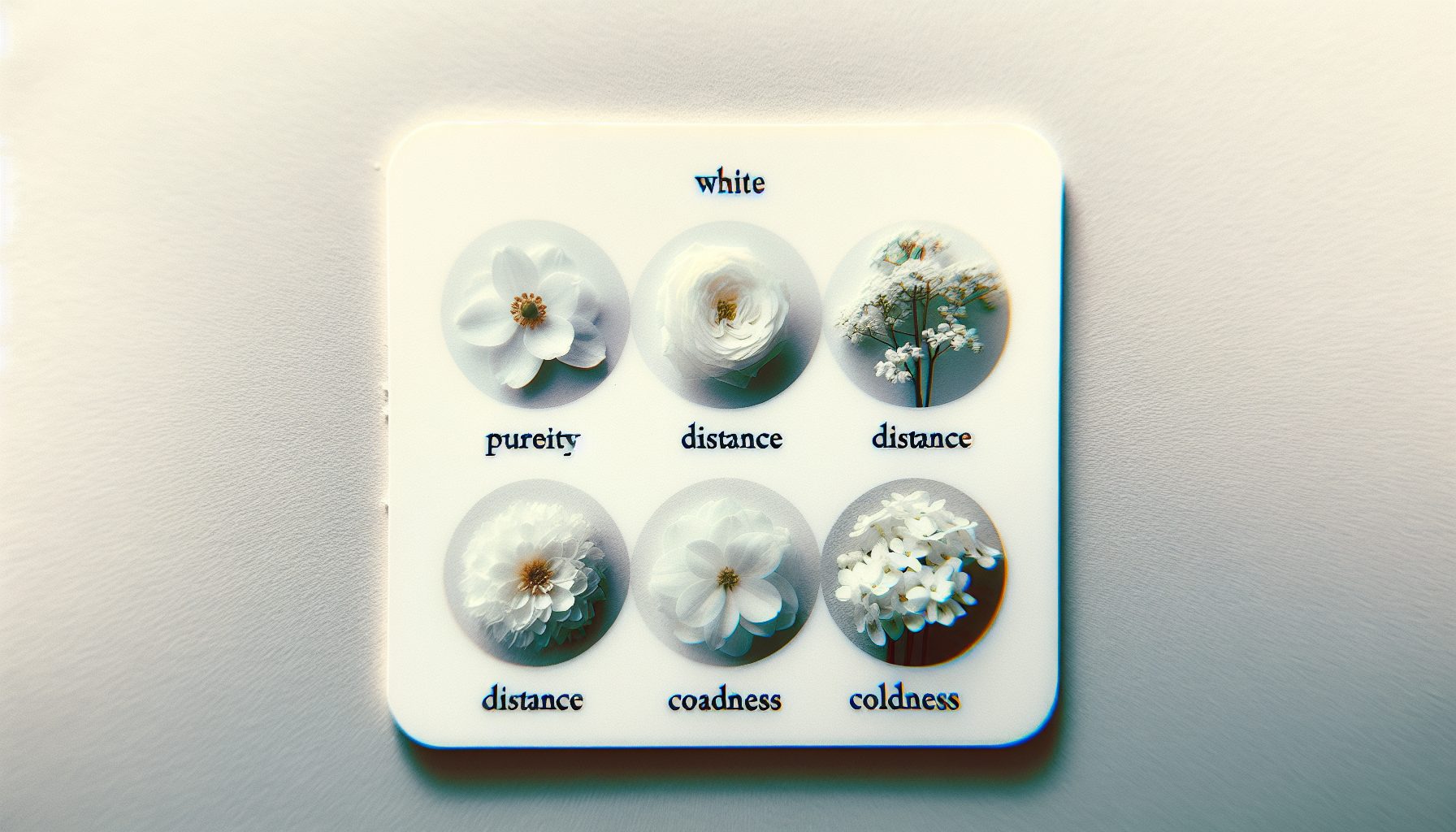 Белые цветы: чистота, расстояние или холод?