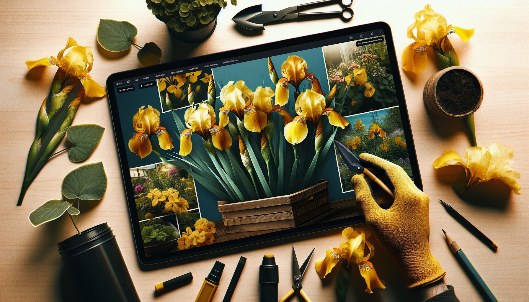 Как ухаживать за жёлтыми ирисами