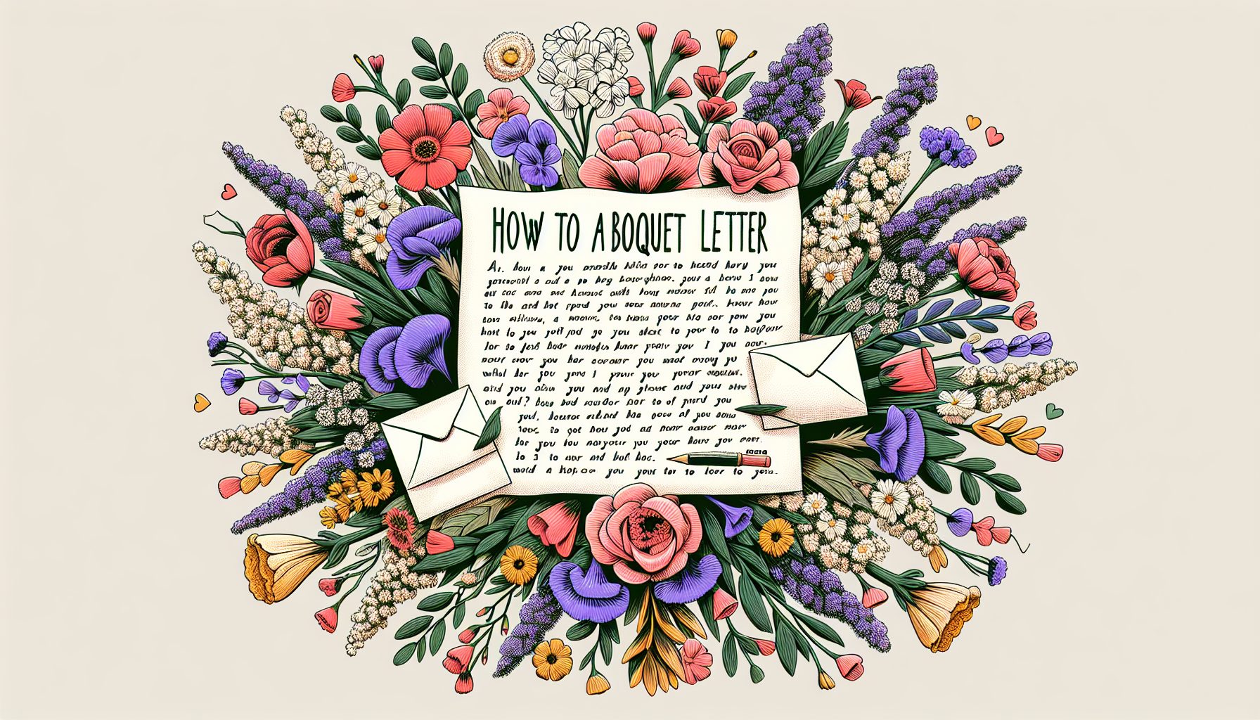 Как читать «букетное письмо»