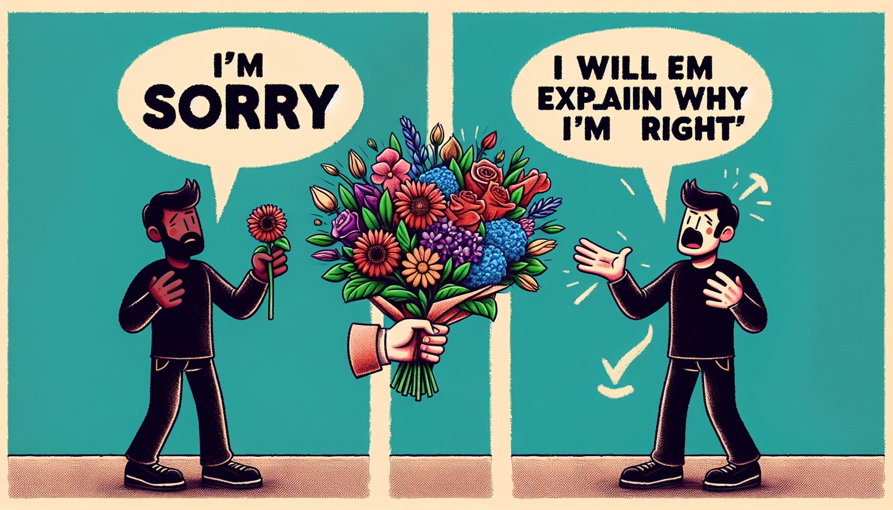 Как не перепутать «извини» и «я объясню, почему я прав»