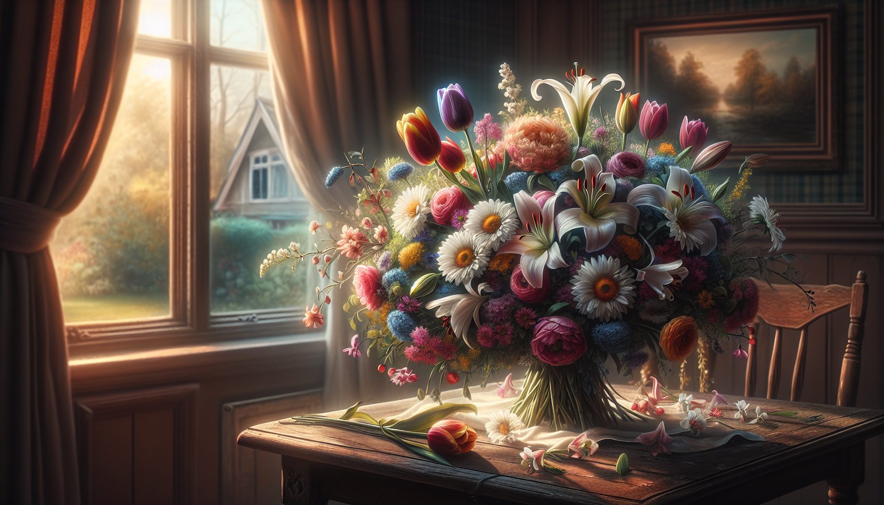 Цветы, говорящие о прощании