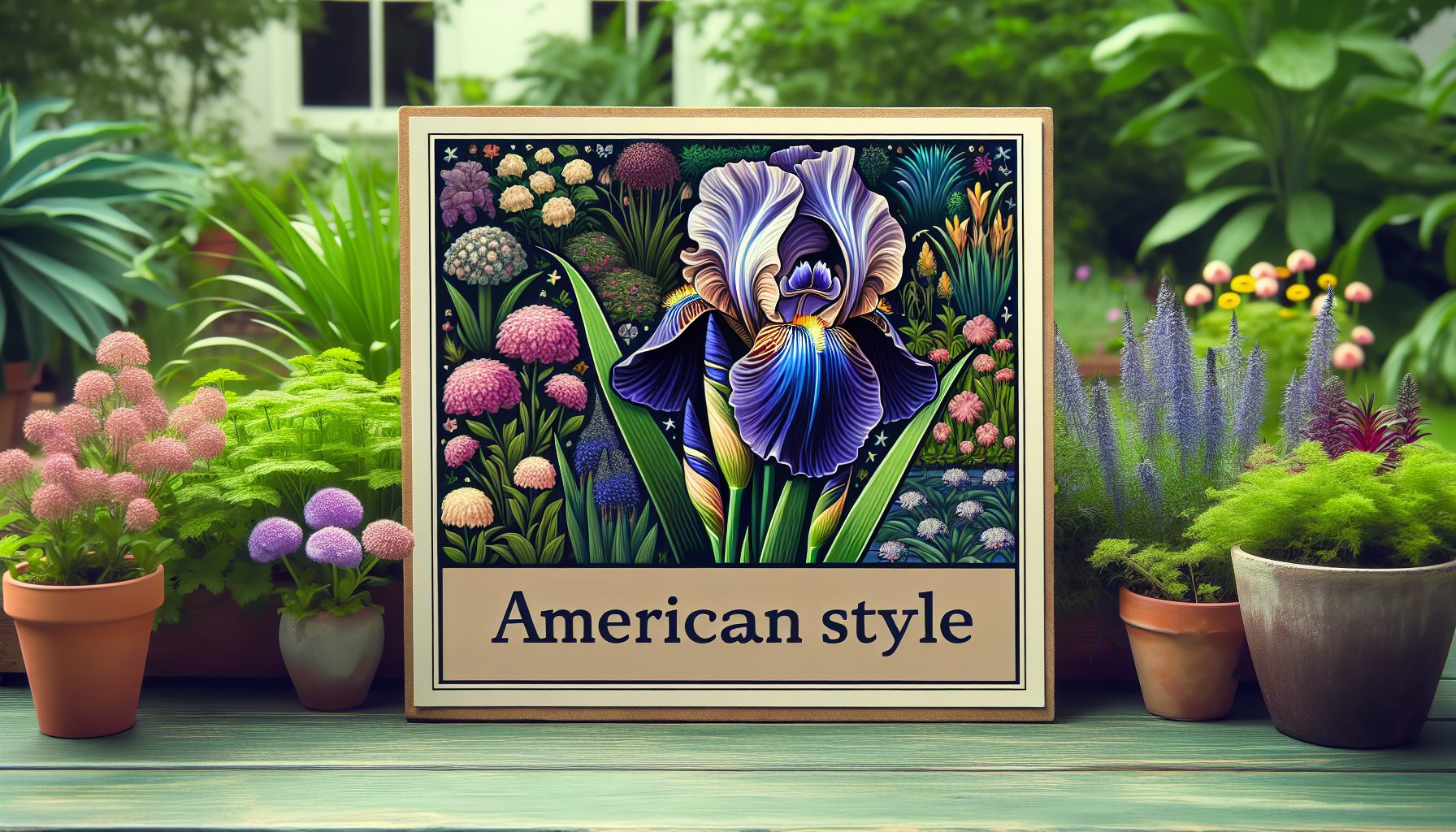 Ирис в американских садах