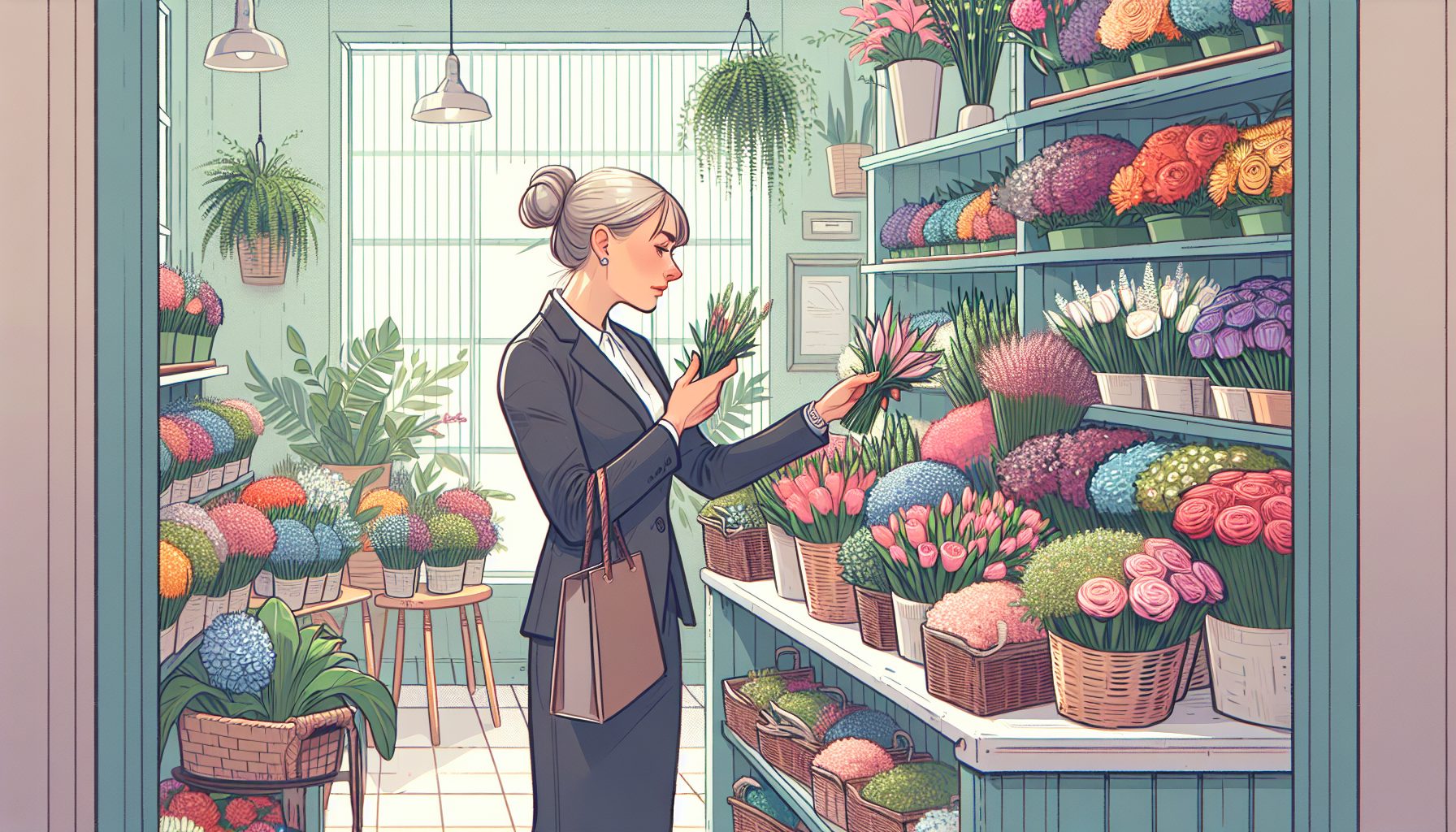 Где подобрать букет, если нет времени собирать самому