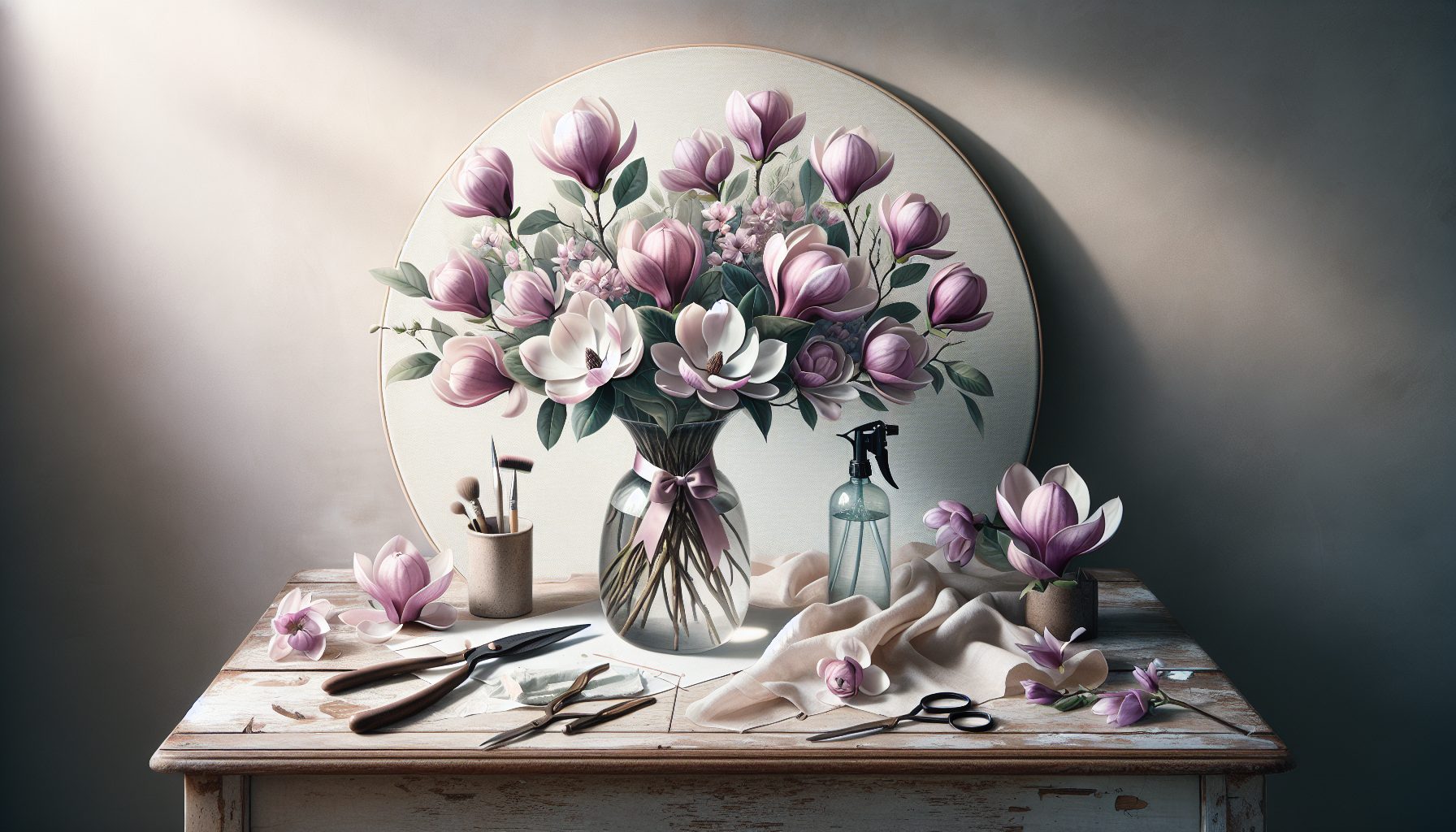 Как ухаживать за магнолиями в букете