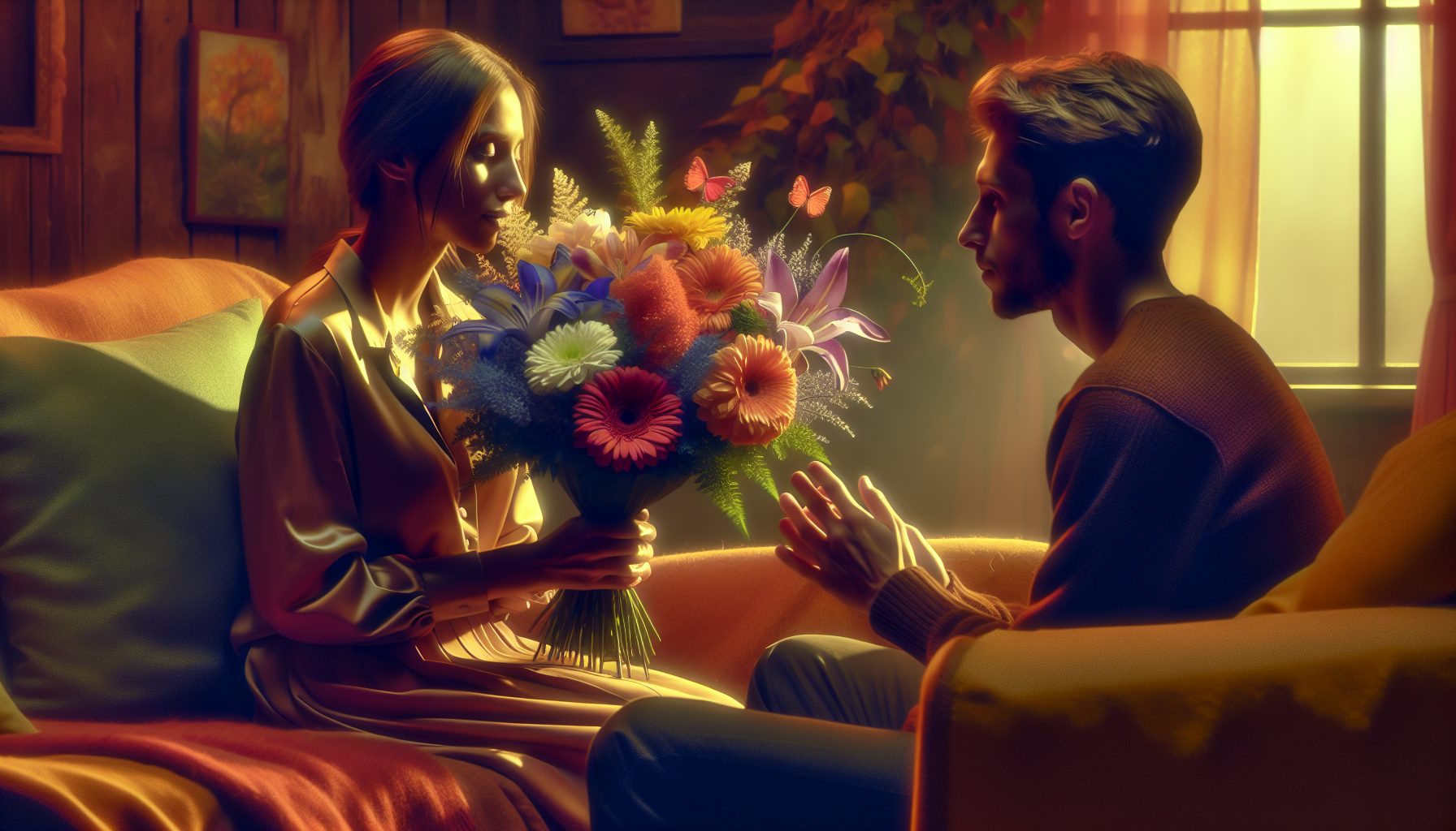 Когда слова не идут, но чувство настойчиво просится наружу