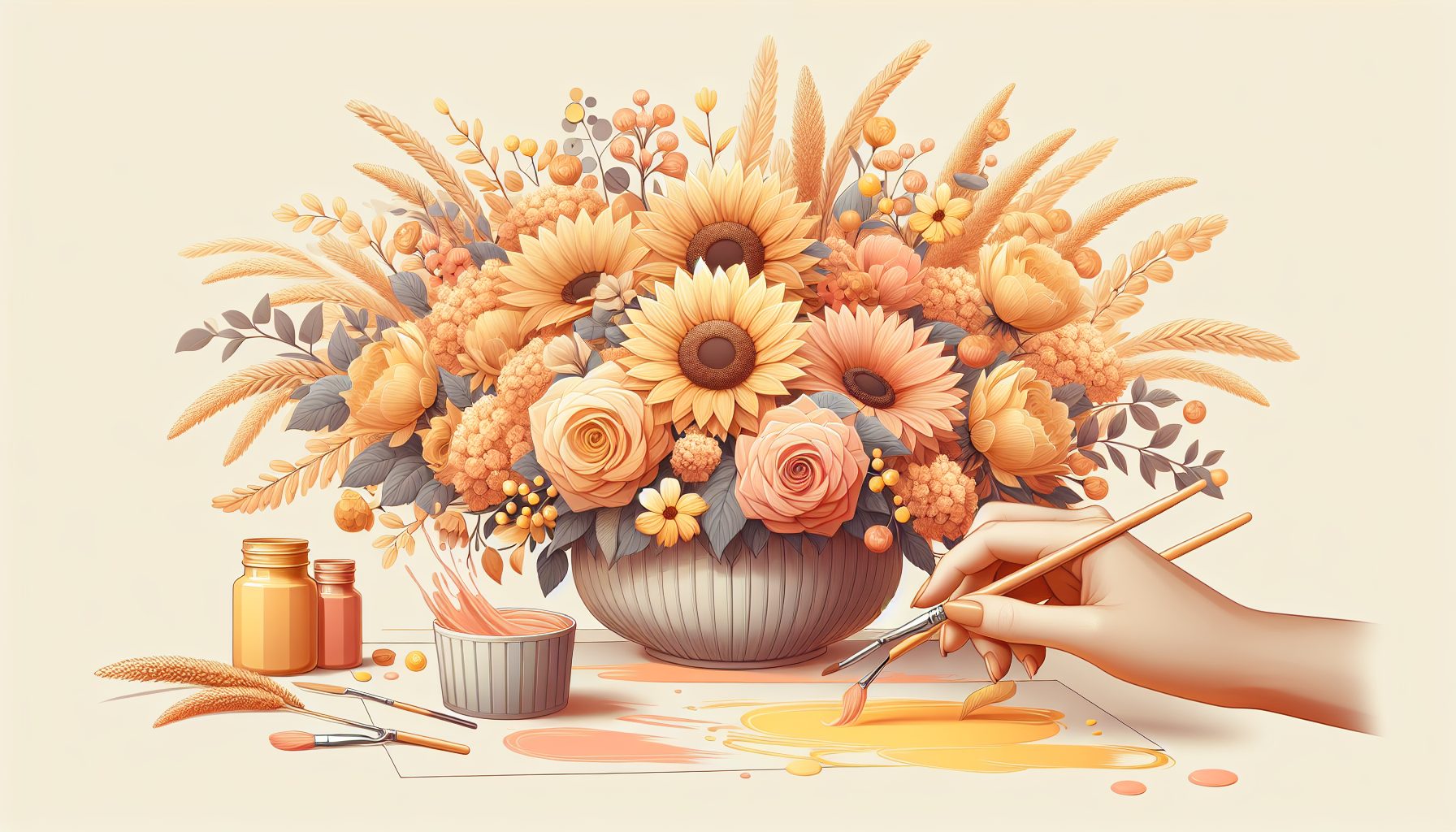 Как выбрать идеальные оттенки персикового и жёлтого