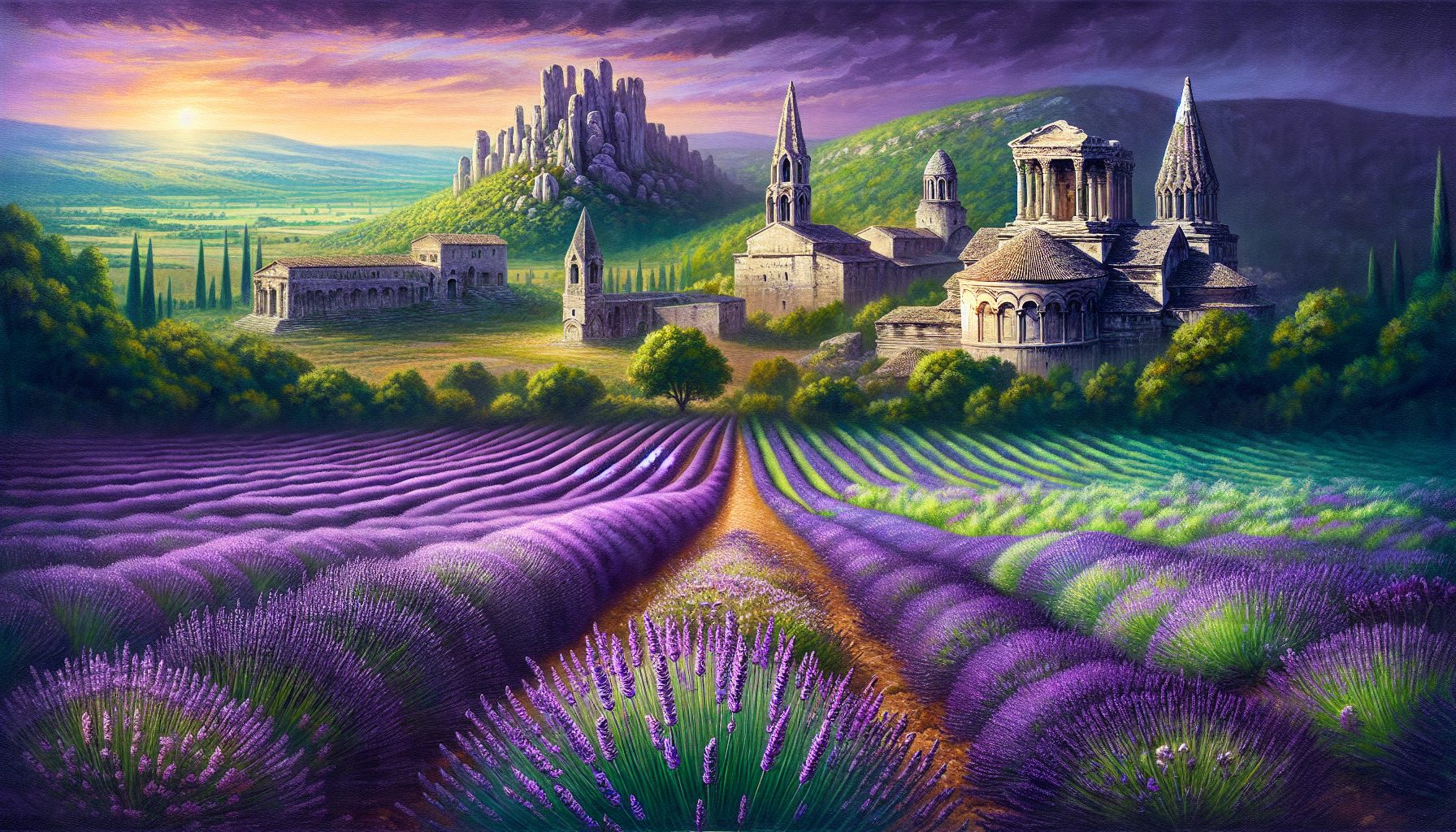 От полей Прованса до древних храмов