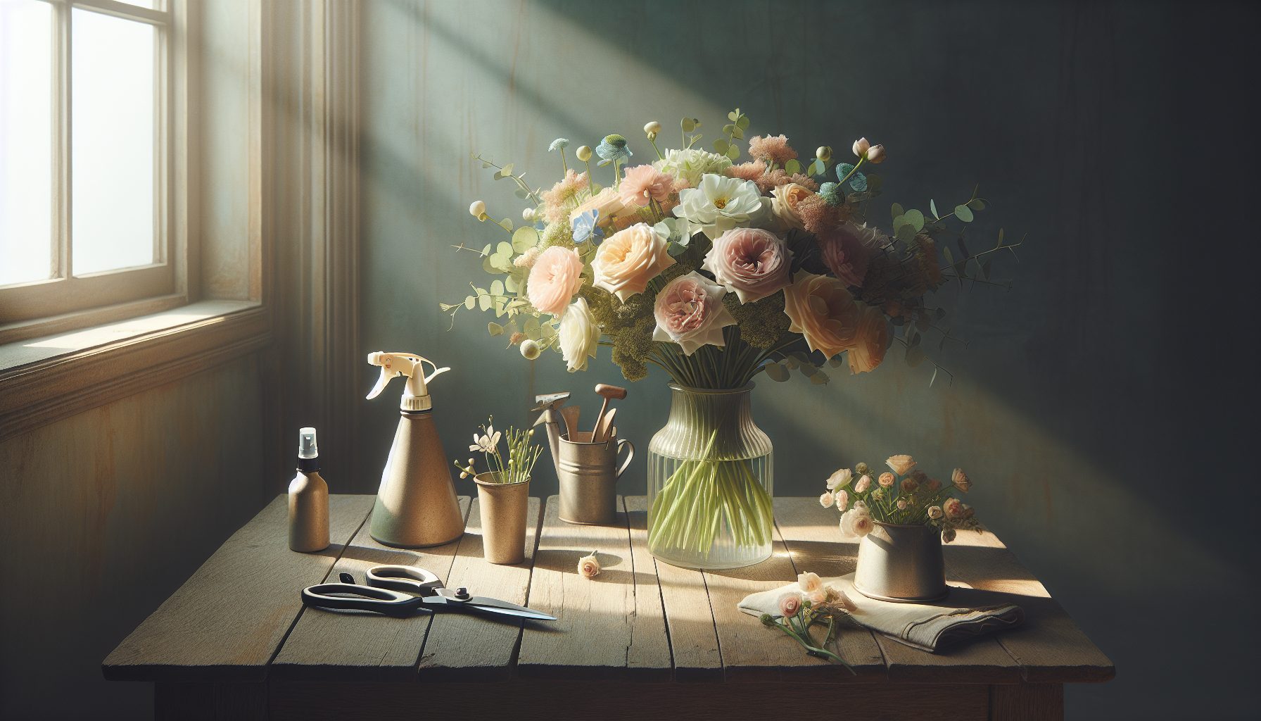 Как ухаживать за пастельным букетом дома