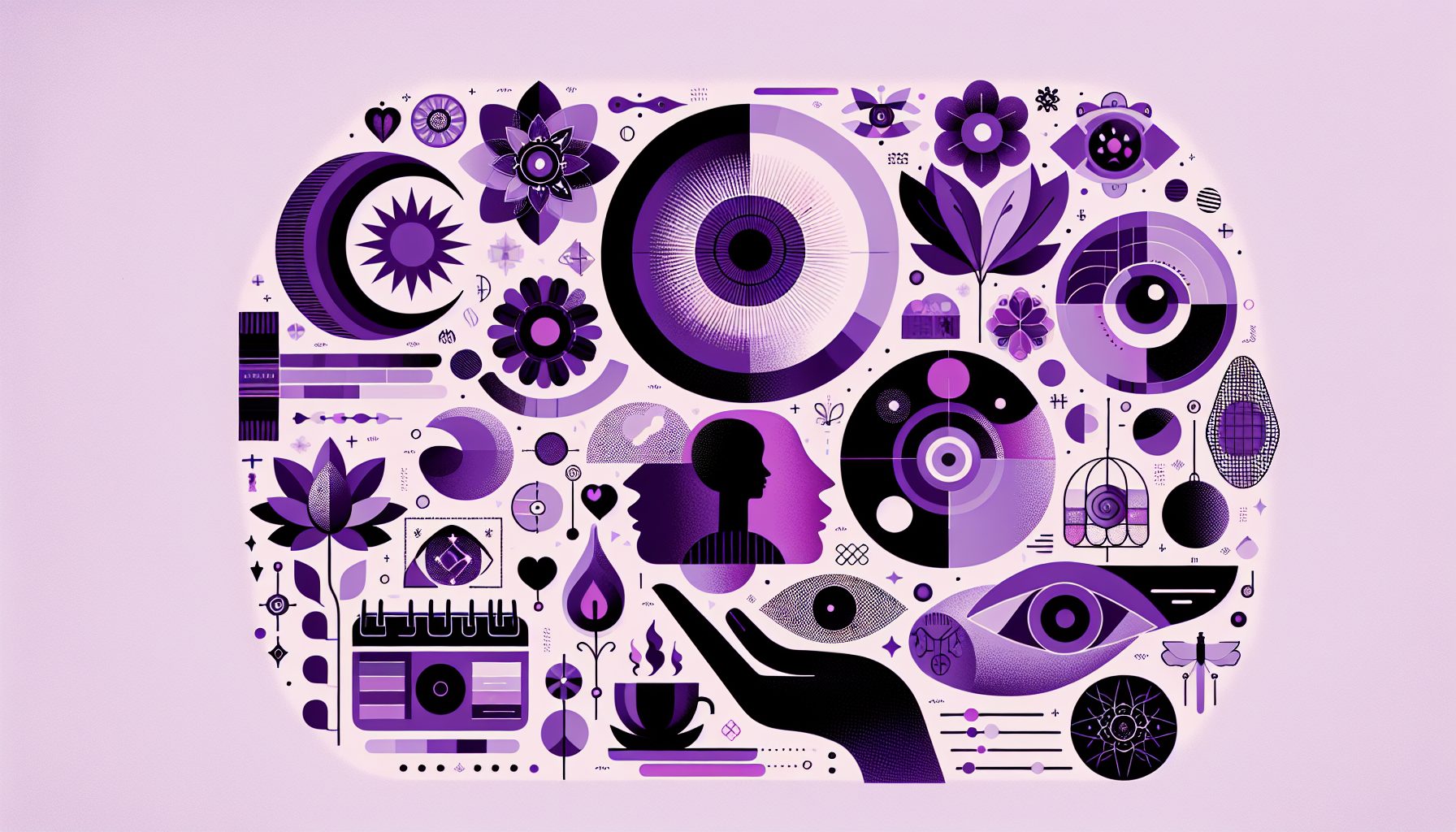 Фиолетовый как язык эмоций и символов