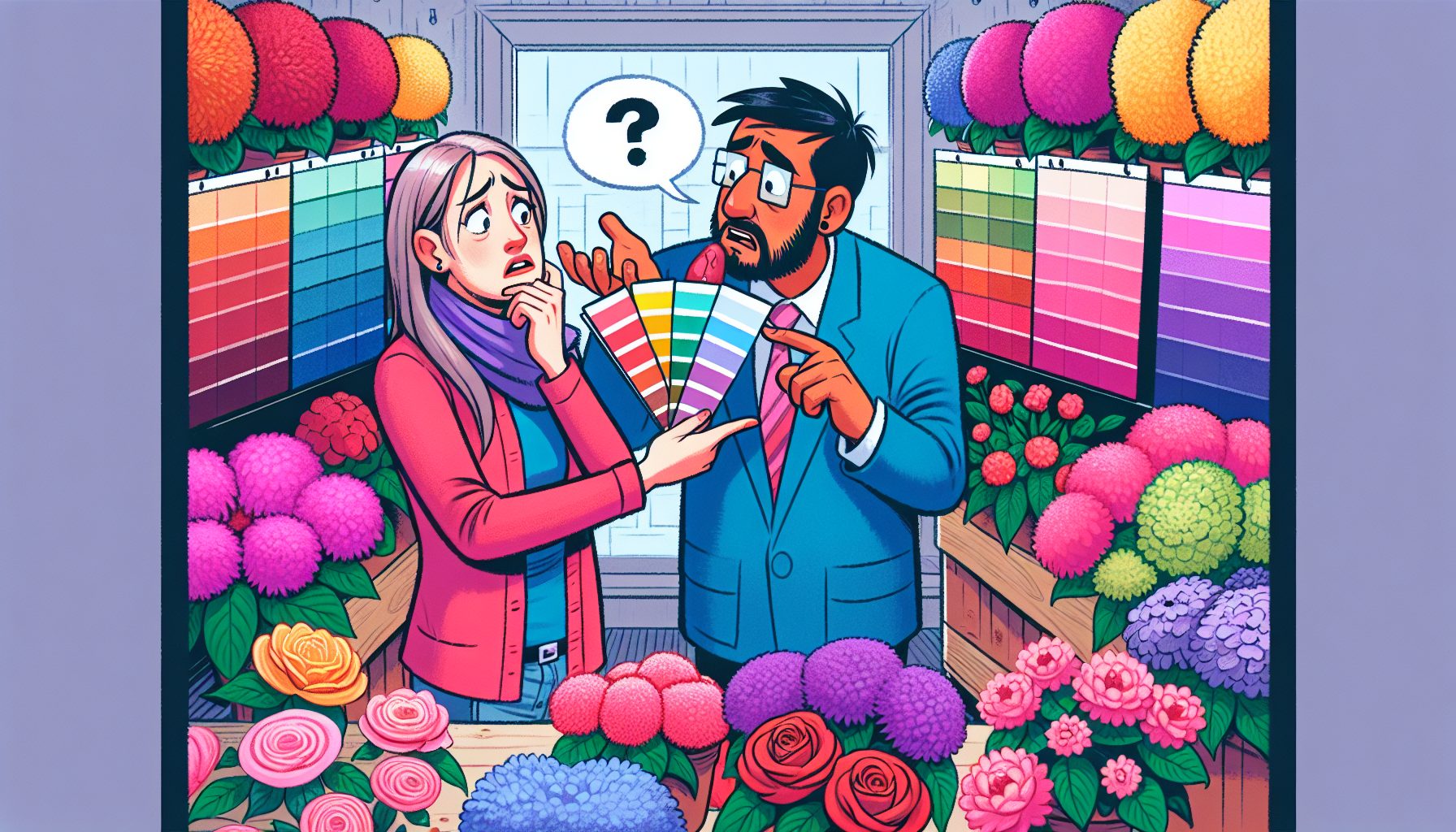 Типичные ошибки при выборе цветов