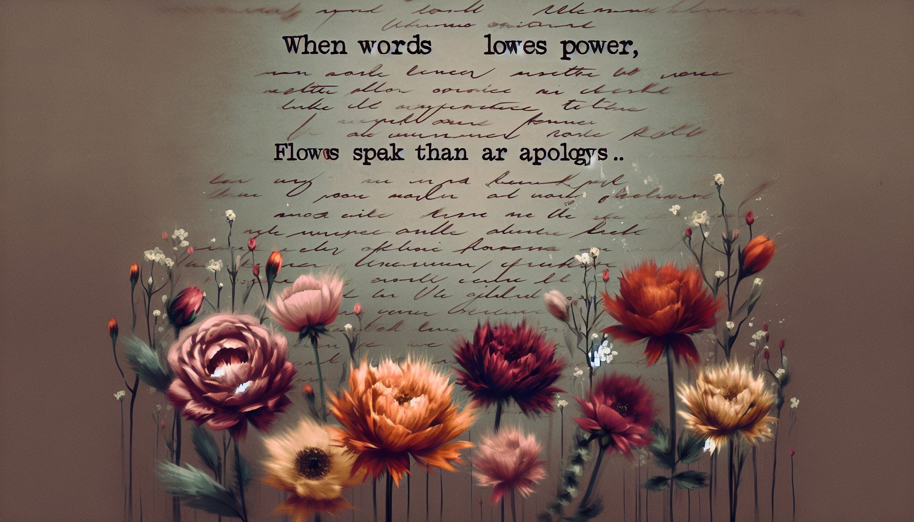 Когда слова теряют силу, а цветы говорят громче
