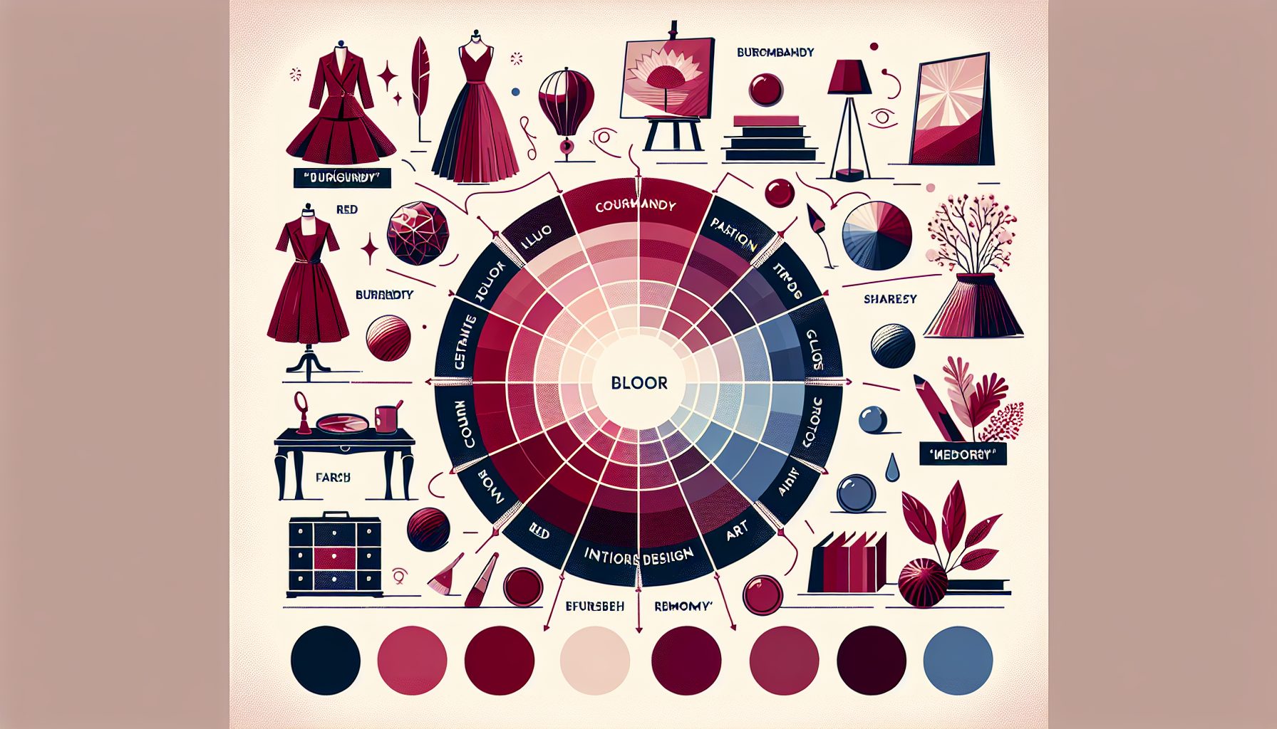 Использование оттенков в разных сферах