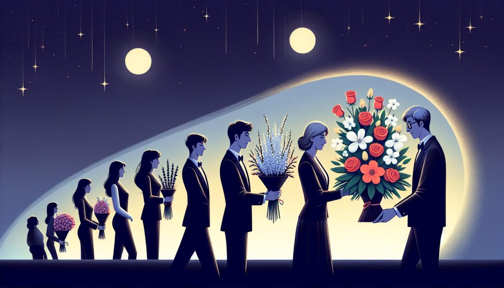 Как с помощью букетов постепенно признаватьcя в любви