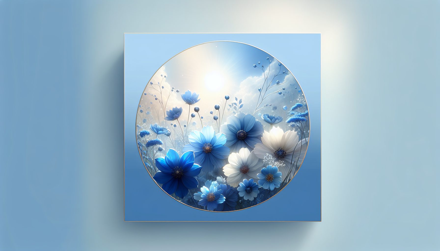 Голубой — цвет мягкости и воздуха